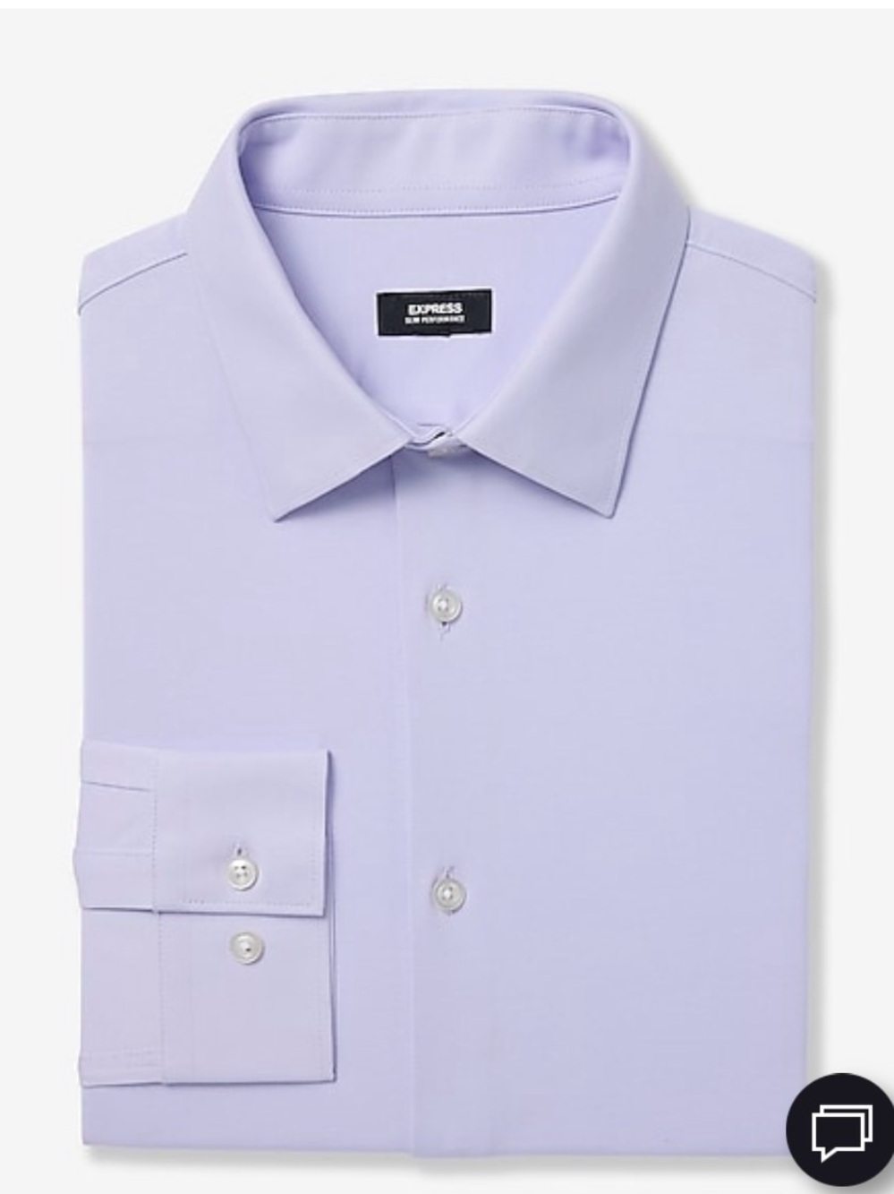 Express Men's Light Lavender Dress Shirt
